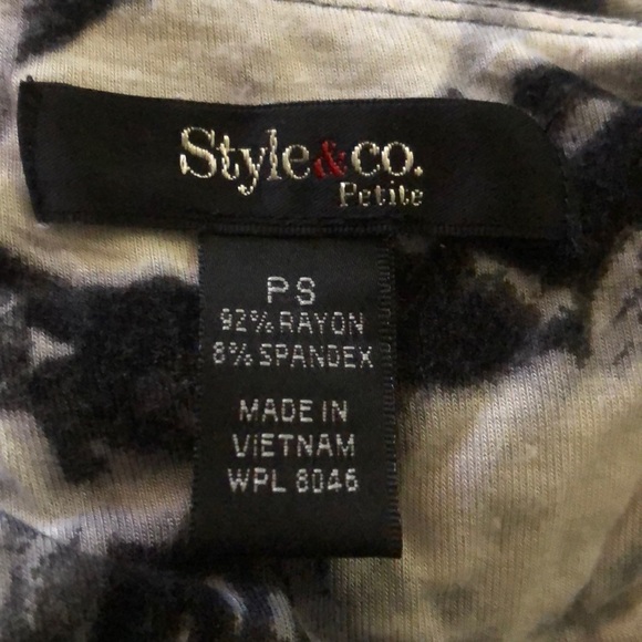 Style & Co Tie Dye Sleeveless Dress size SP - Picture 8 of 8